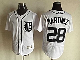 Detroit Tigers #28 J.D.Martinez White 2016 Flexbase Collection Stitched Jersey,baseball caps,new era cap wholesale,wholesale hats